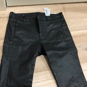 Zara ankle length leather inspired pants